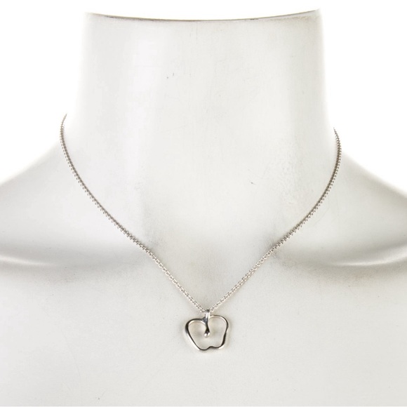 Tiffany & Co. Jewelry - Tiffany & Co  Elsa Peretti Apple Pendant Necklace in Sterling Silver (16in)